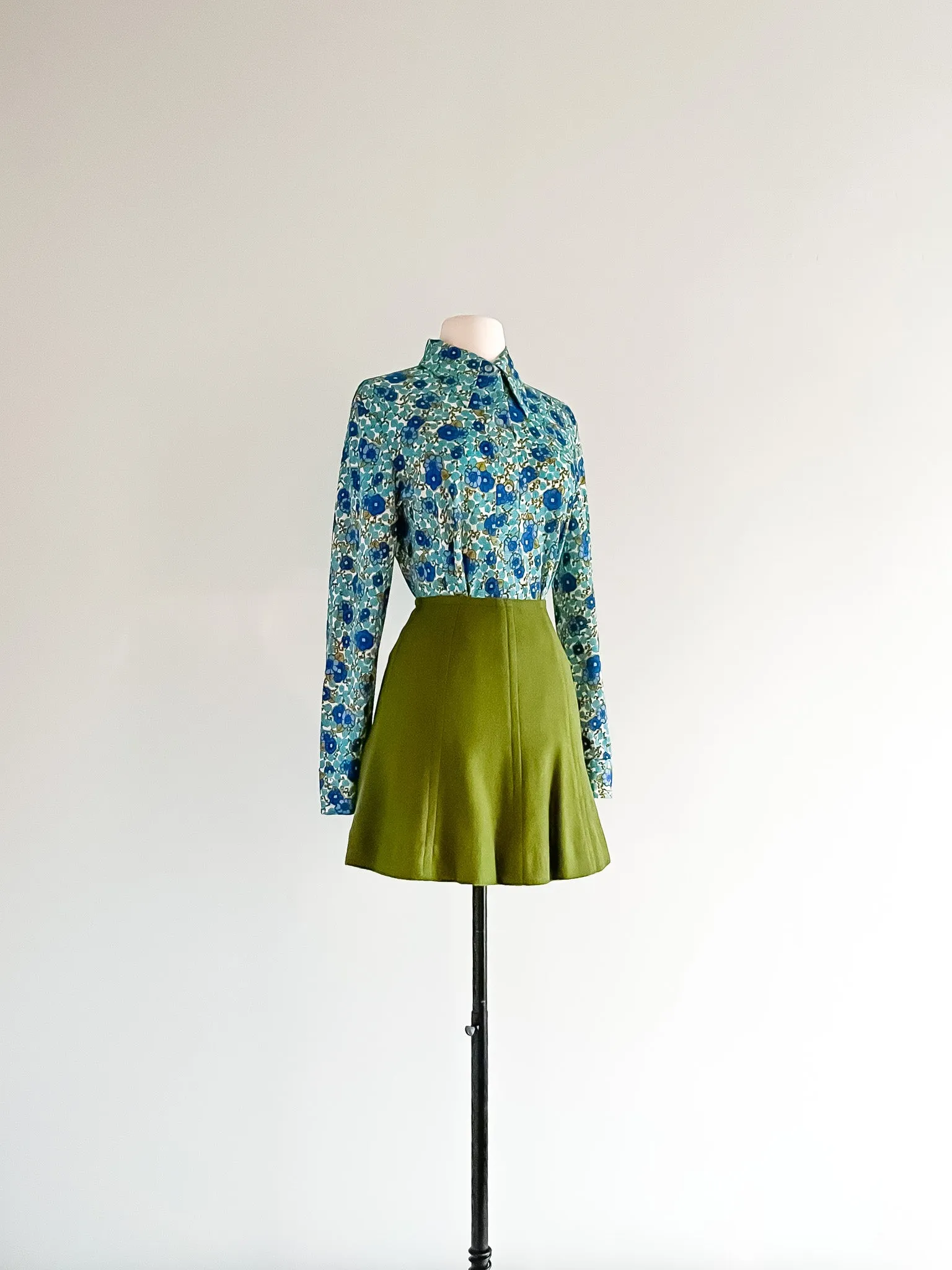 1960's Flower Power Alex Colman Top / Sz M