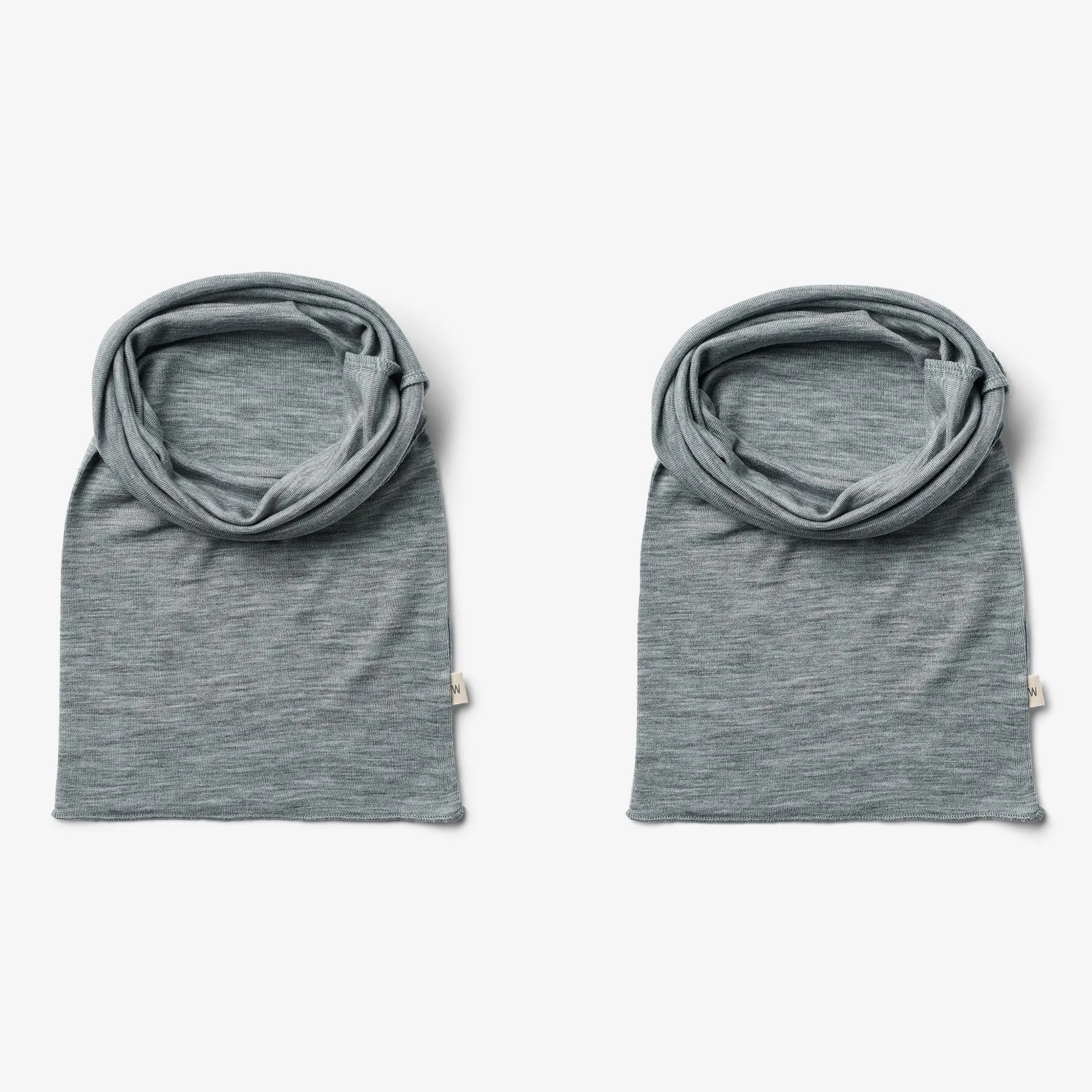 2 Wool Neckwarmer Arta - melange grey