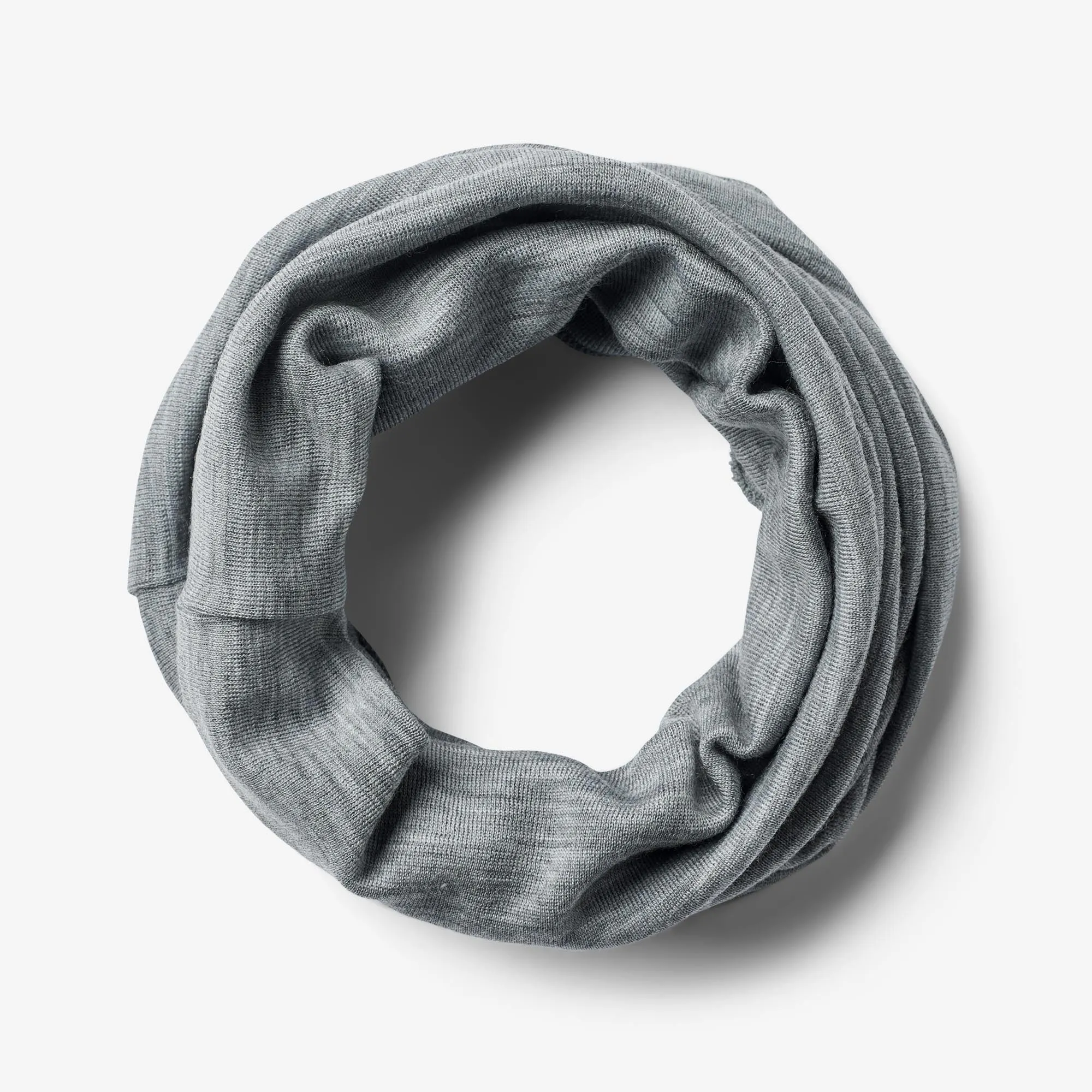 2 Wool Neckwarmer Arta - melange grey