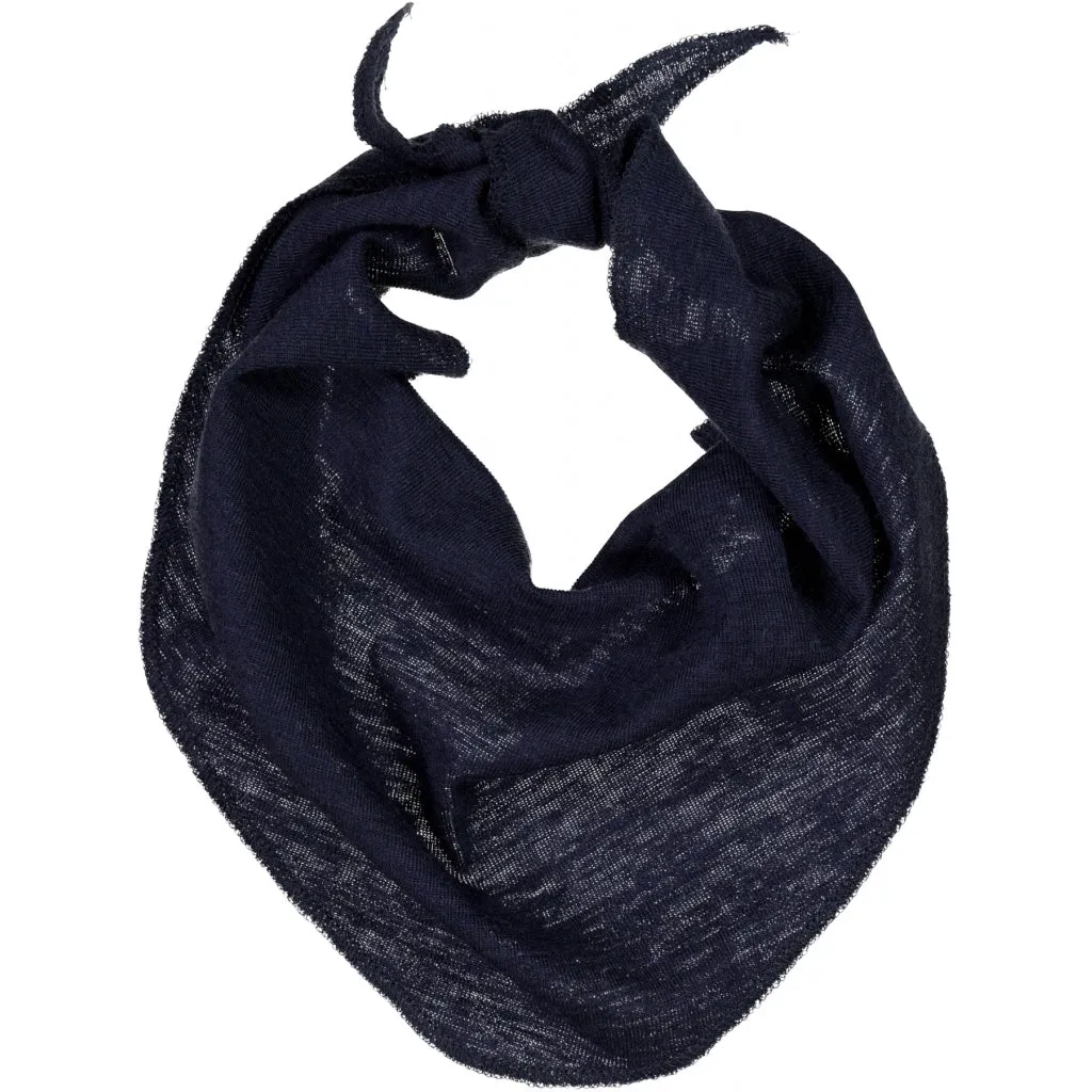 2 Wool scarfs Matti - stripe navy