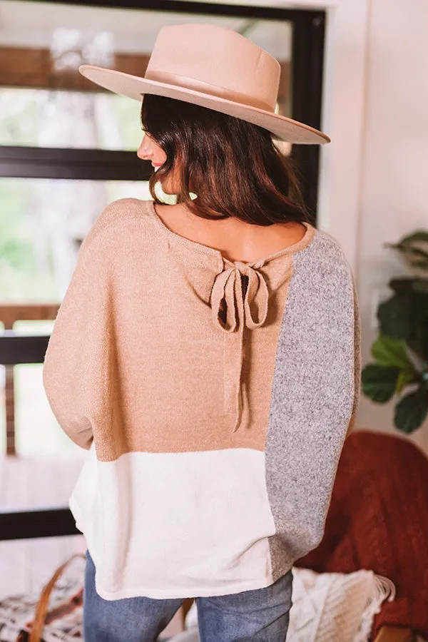 Always And Forever Sweater In Iced Latte