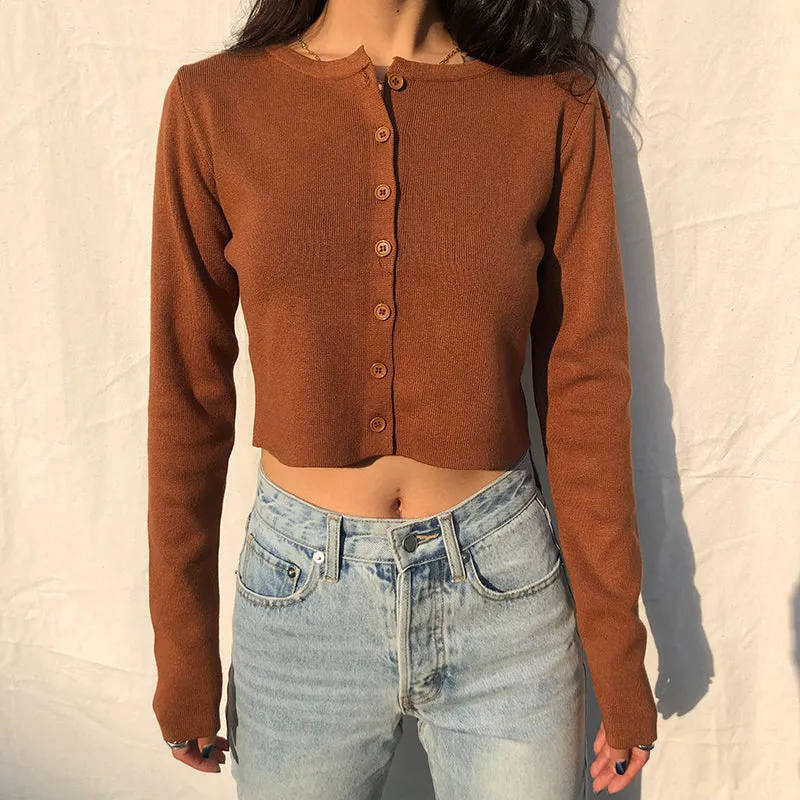 Athena Knit Top Coffee