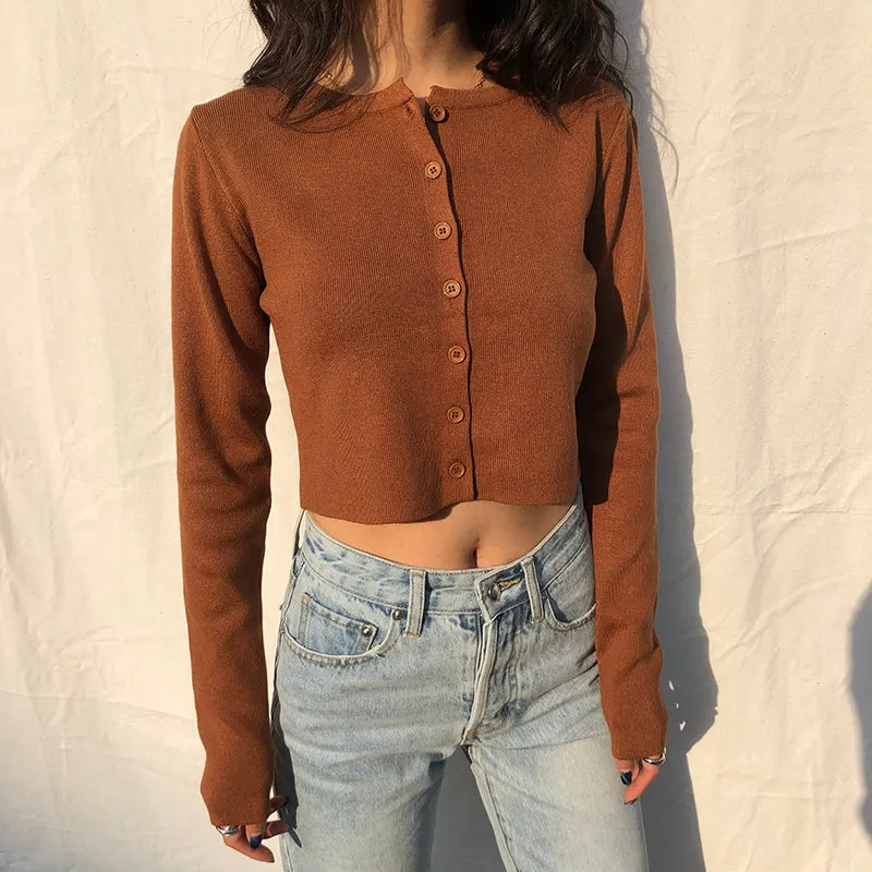 Athena Knit Top Coffee