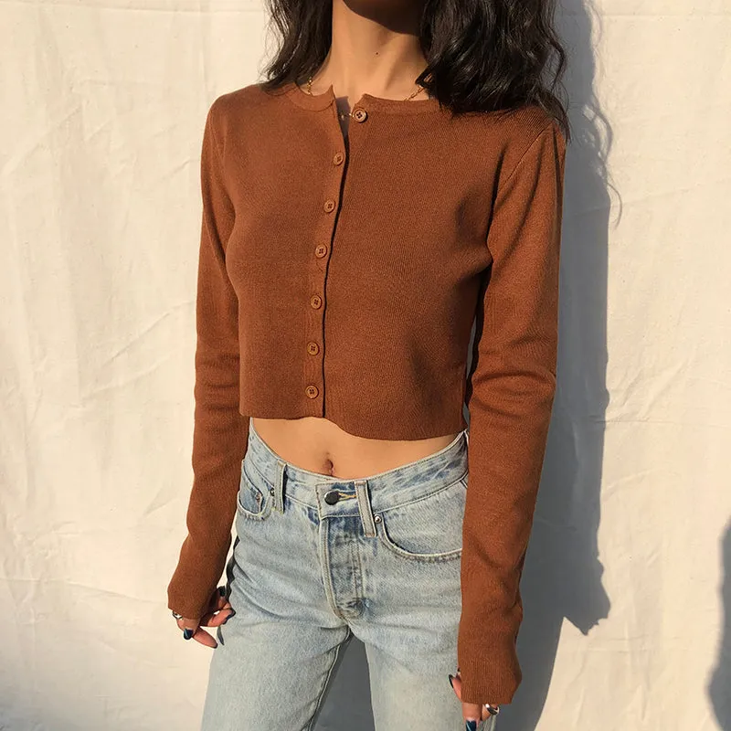 Athena Knit Top Coffee