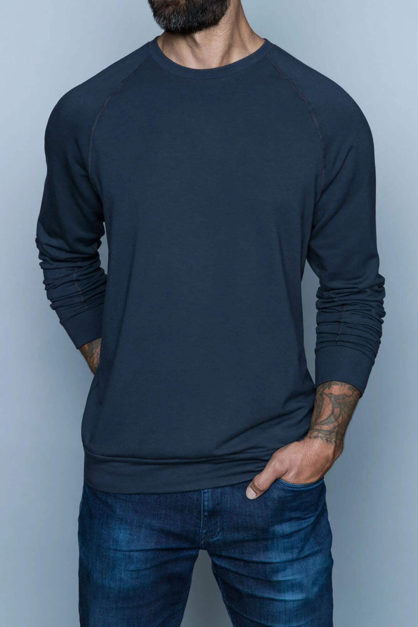 Billy Sweater | Crew Long-Sleeve Fleece