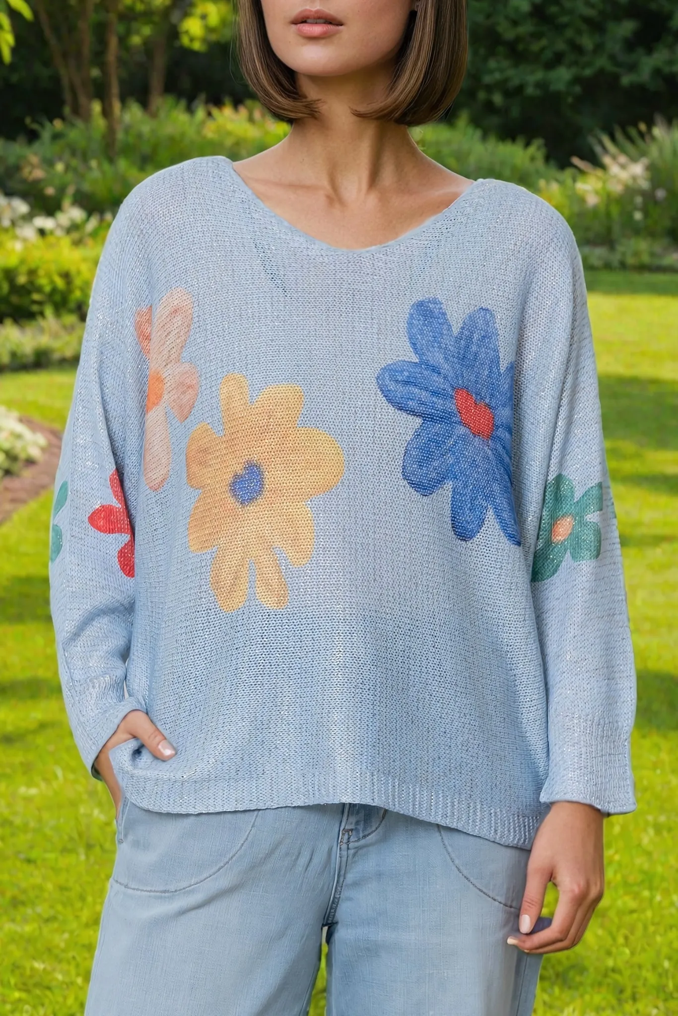 Blooms Knit Sweater