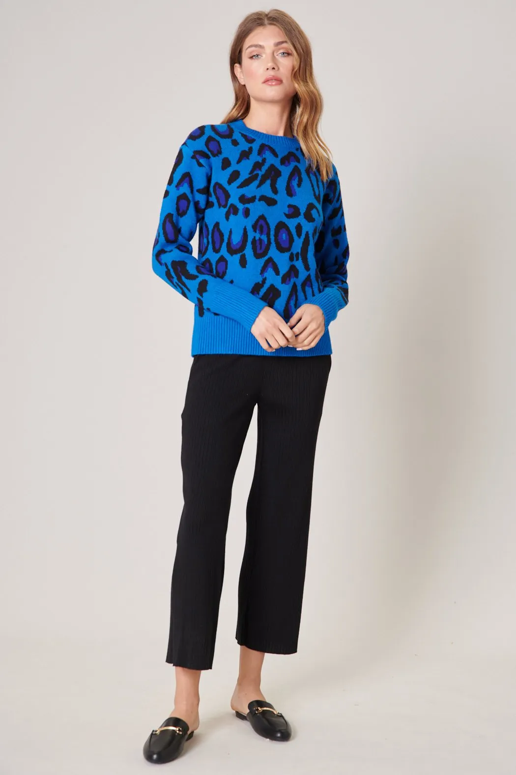 Charmed Leopard Print Sweater