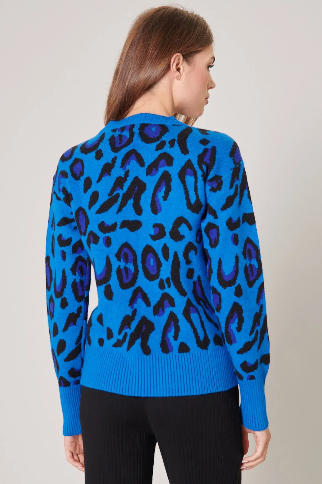 Charmed Leopard Print Sweater