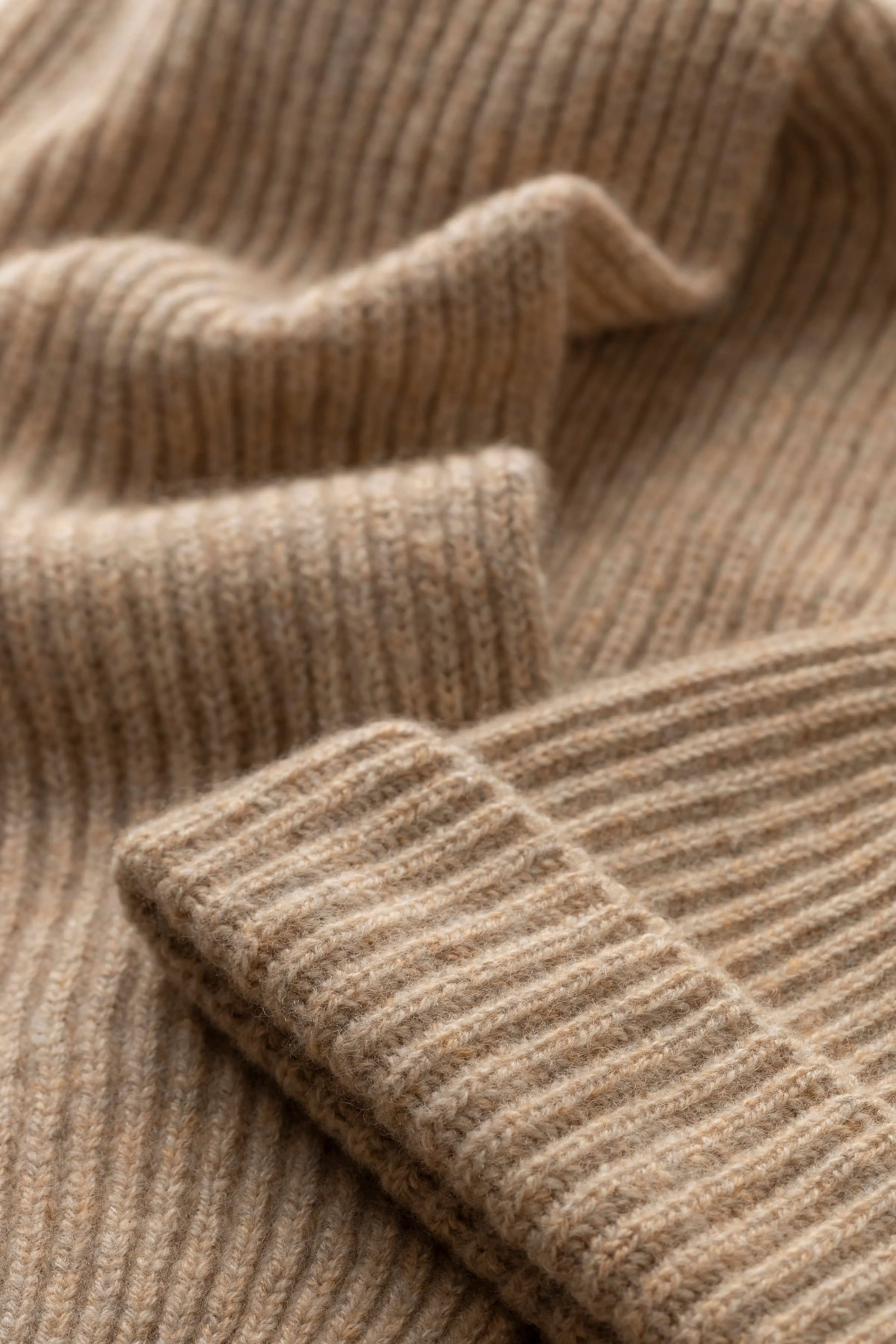 Children's Ribbed Cashmere Beanie