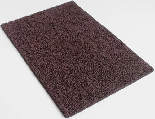 Chocolate Brownie Brown - 4'x6' Custom Carpet Area Rug