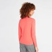 Coral Crew Neck Cardigan