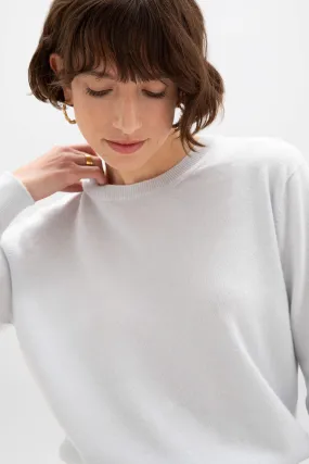 Cropped Cashmere Round Neck