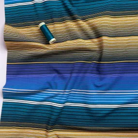 Danish Design - Ocean Stripes Cotton Jersey Fabric