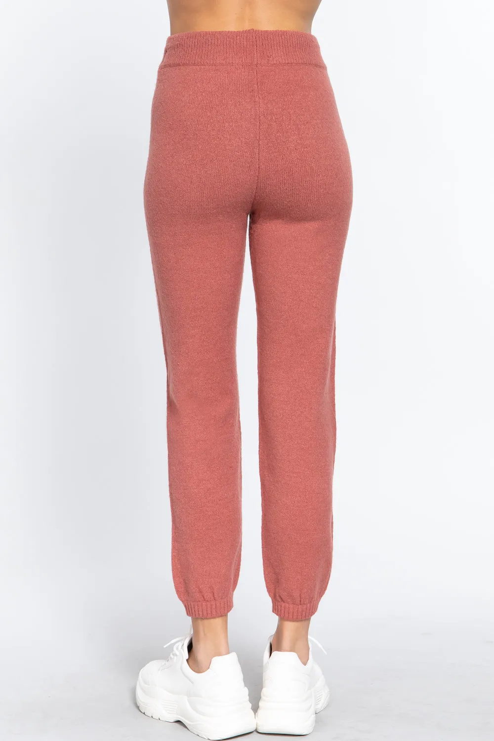 Drawstring Sweater Long Pants