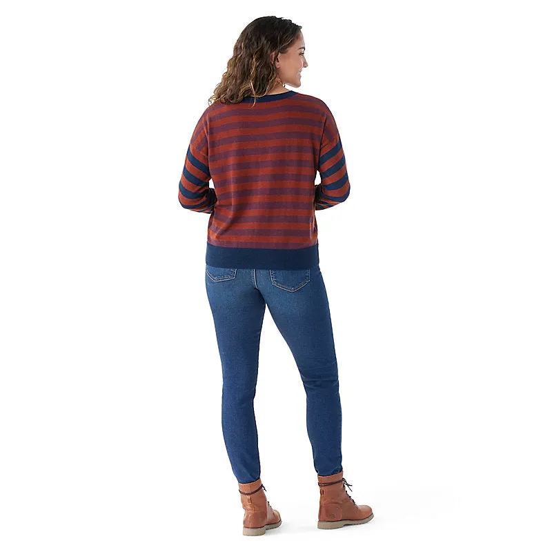 EDGEWOOD BOYFRIEND CREW SWEATER WOMEN'S