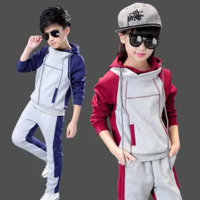 Fashion Boys' Sports Sweater Children's Western Style Two Piece Set