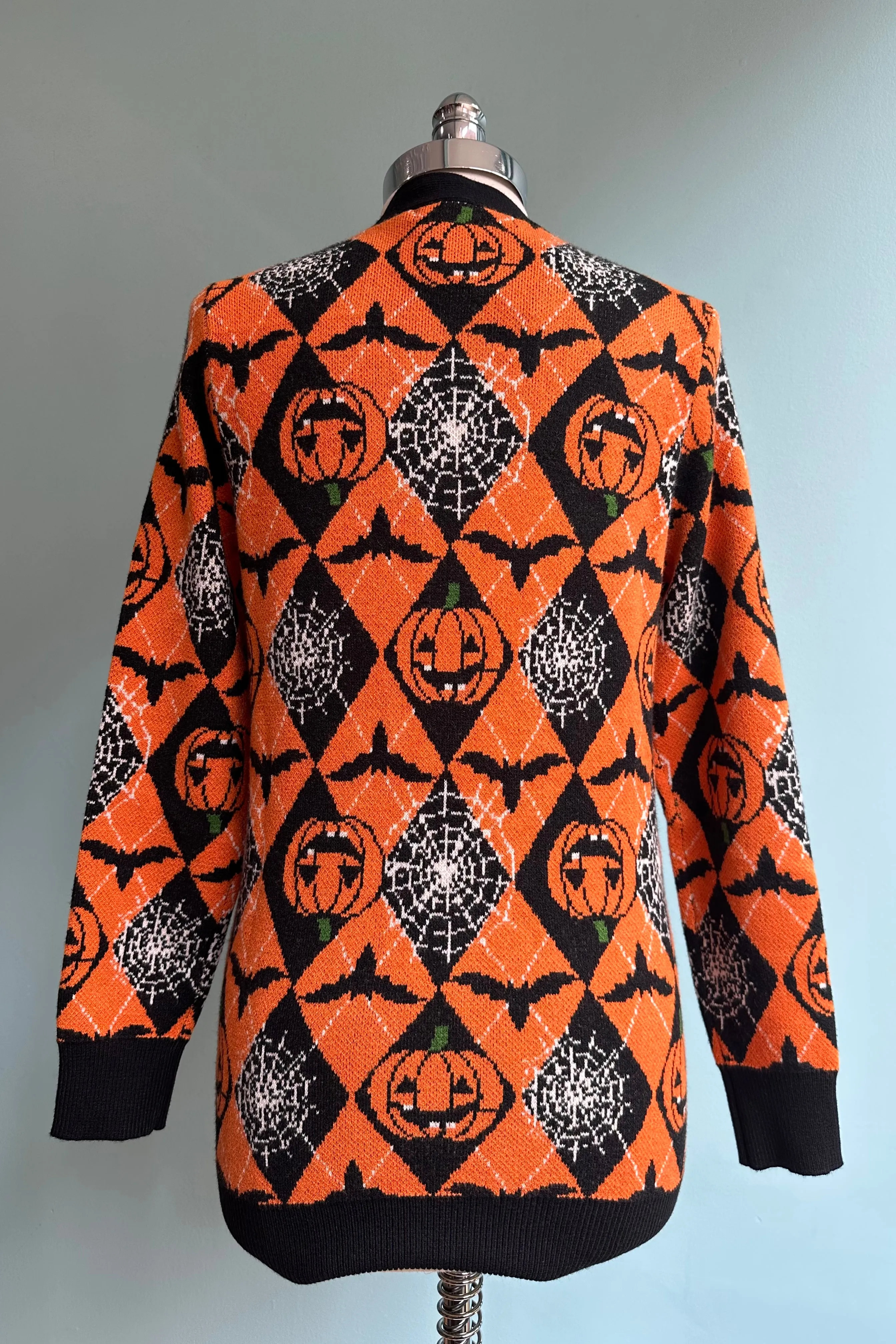 Fiona Jack-O'-Lantern Cardigan by Miss Lulo