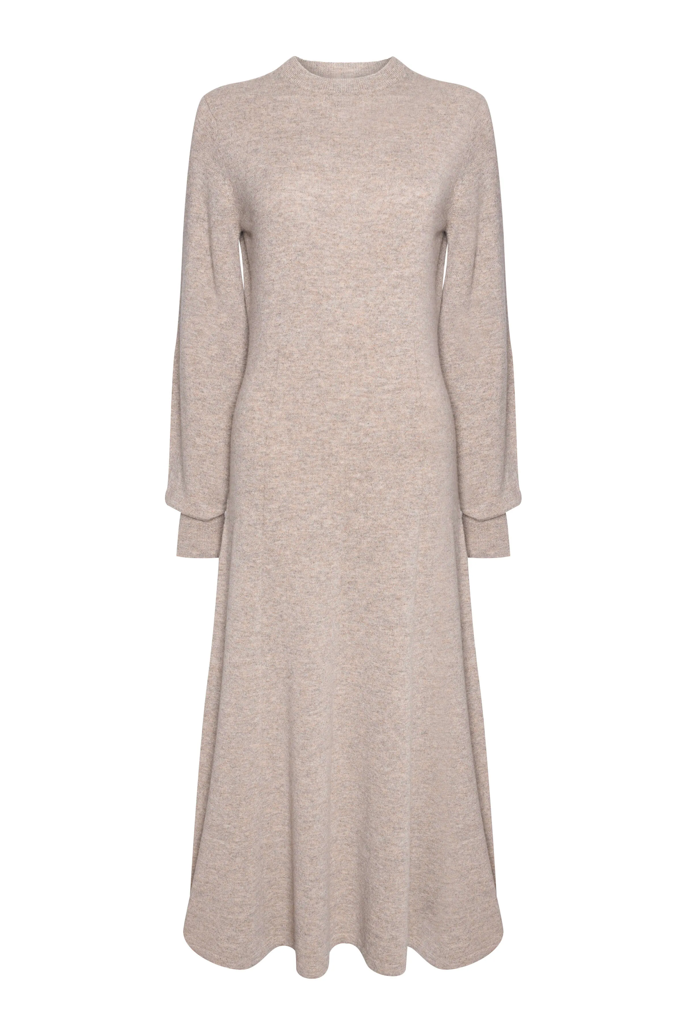 Fit & Flare Cashmere Dress