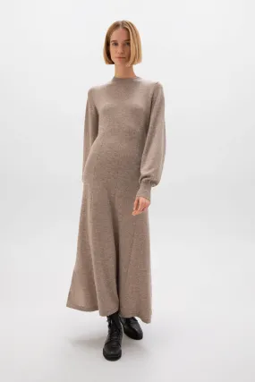 Fit & Flare Cashmere Dress