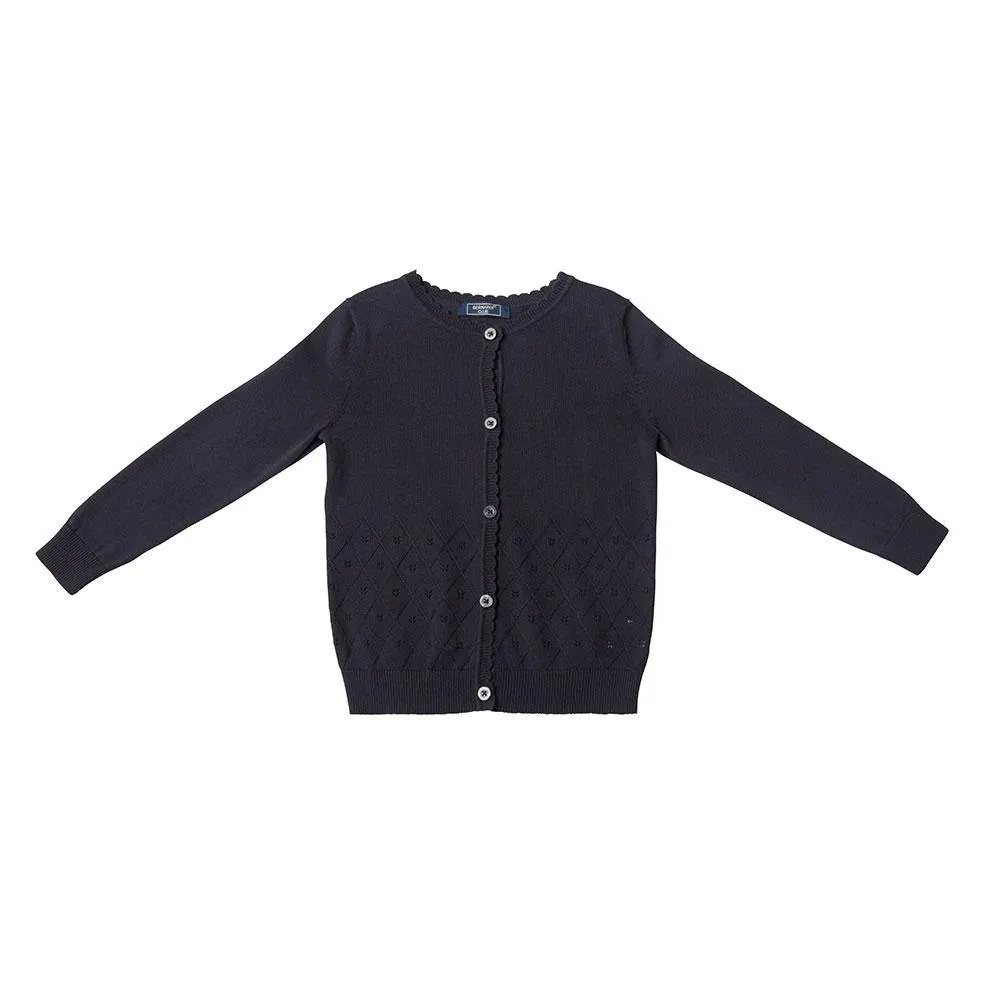 Girl Navy Cardigan