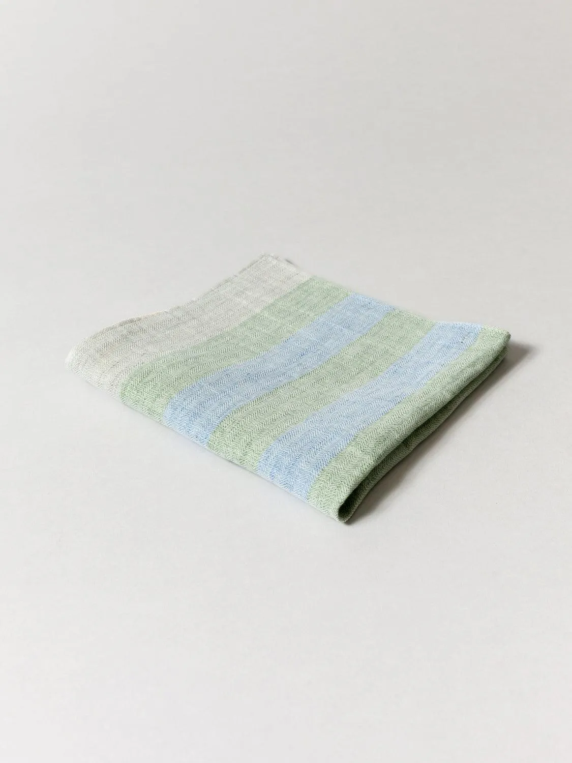 Linen50 Kitchen Towel, Blue   Green