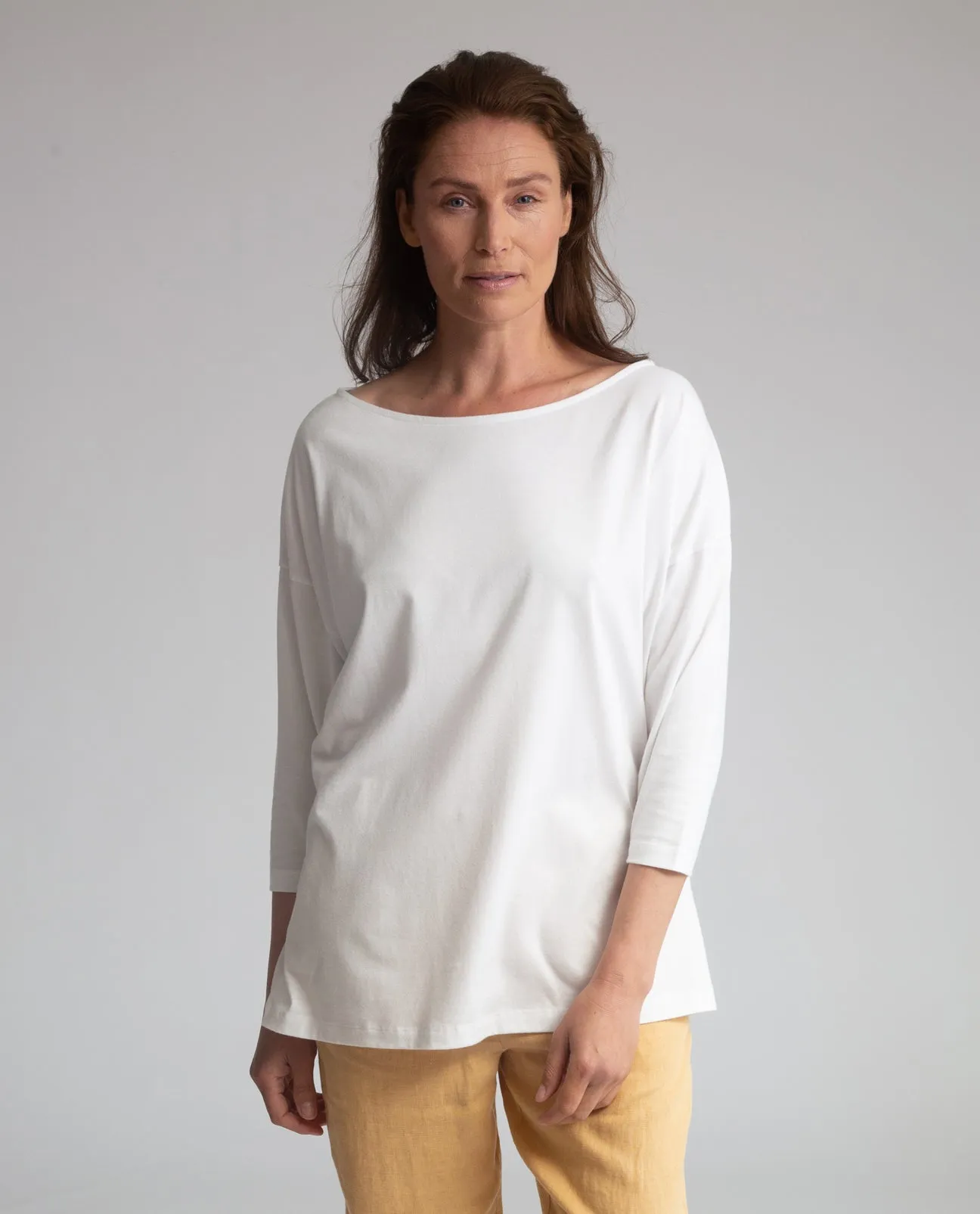 Mafalda Organic Cotton Top In White