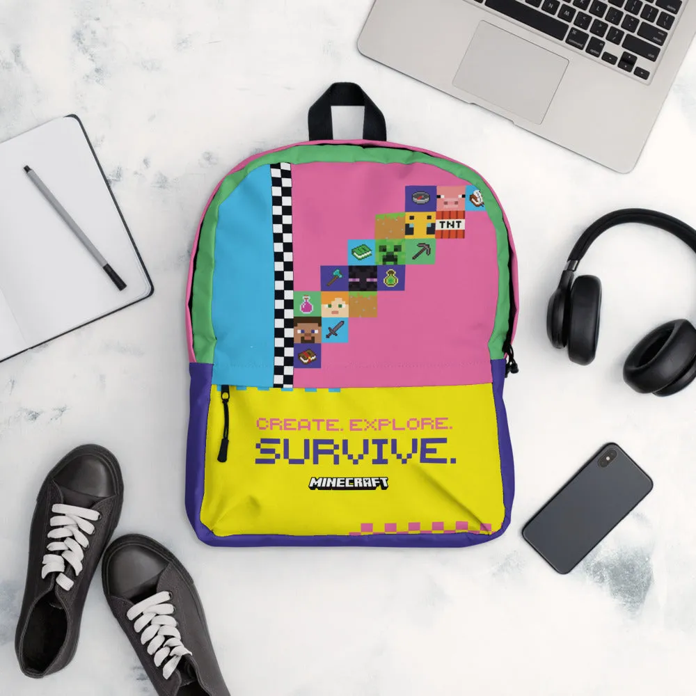 Minecraft Color Block Backpack