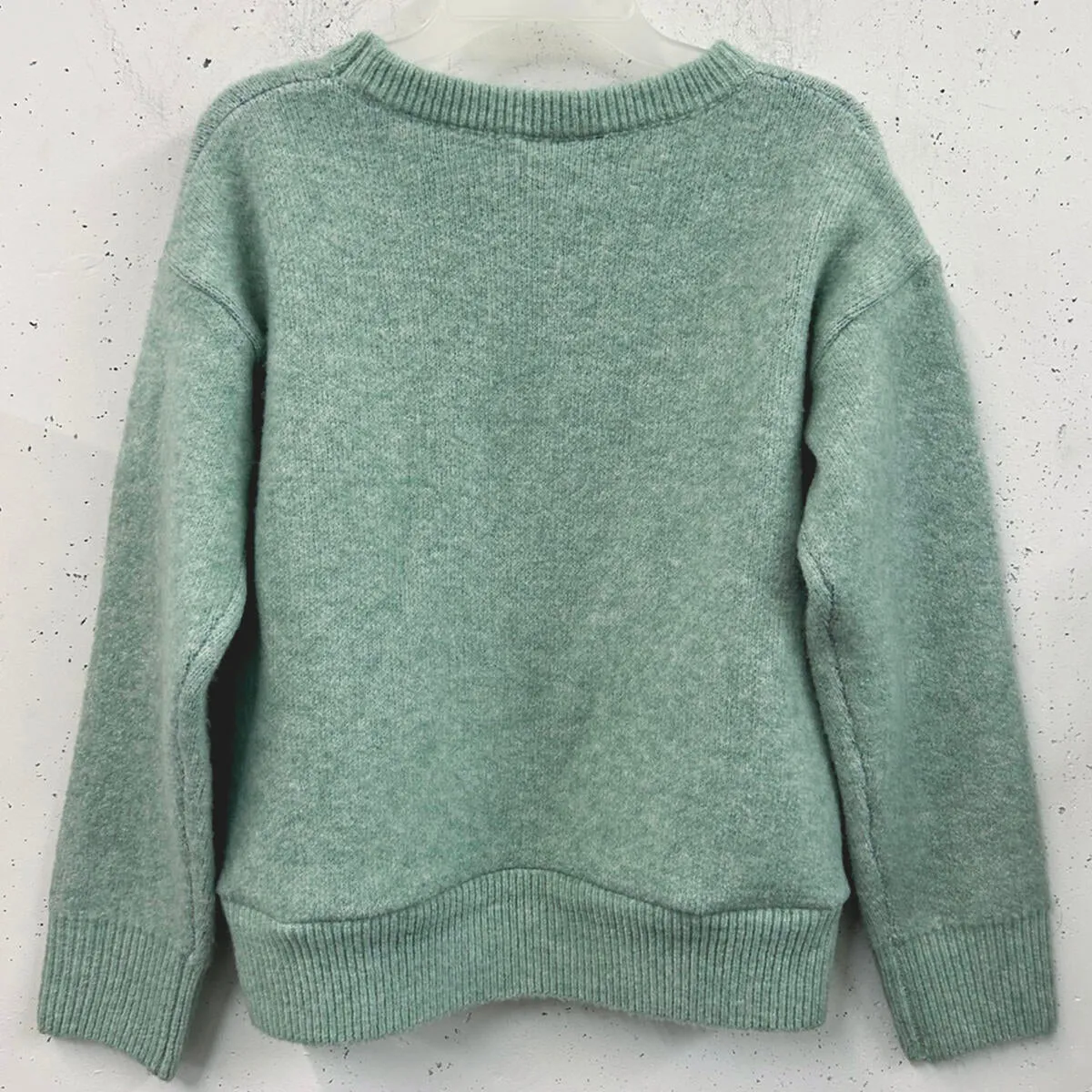 Mint Love Fluffy Pullover Sweater