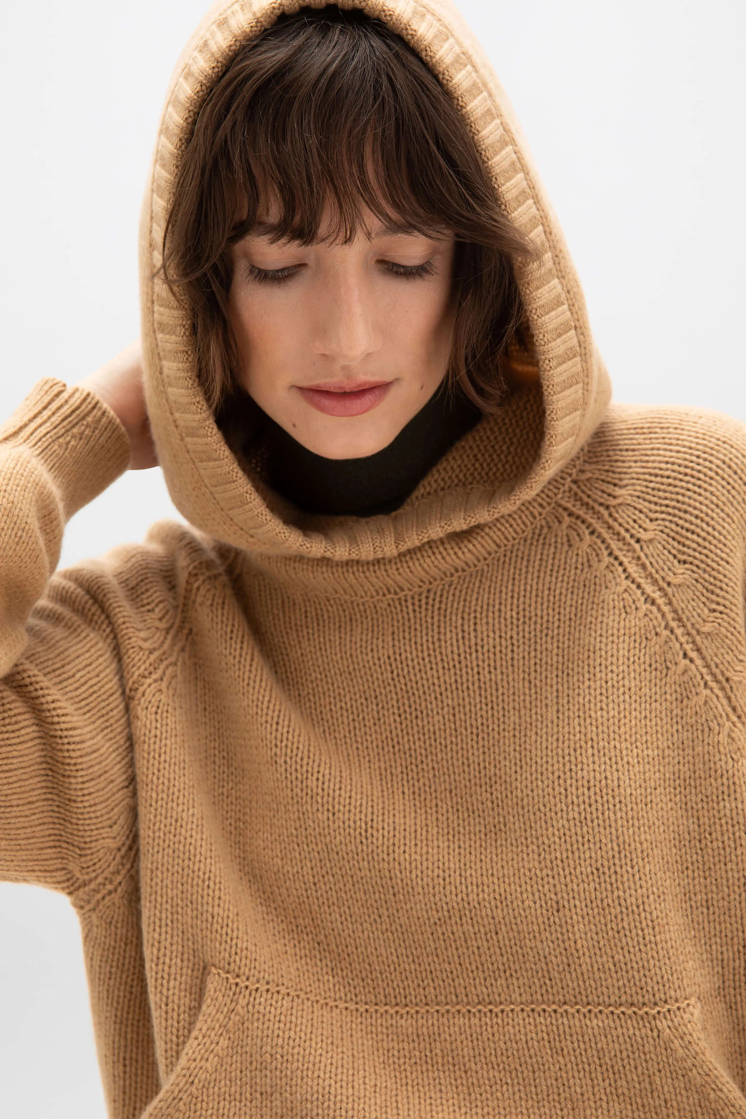 Oversized Cashmere Hoodie