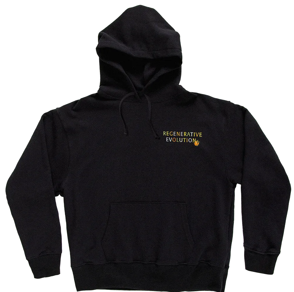 Regeneration Hoodie | Black Rainbow