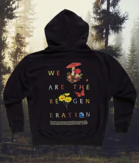 Regeneration Hoodie | Black Rainbow