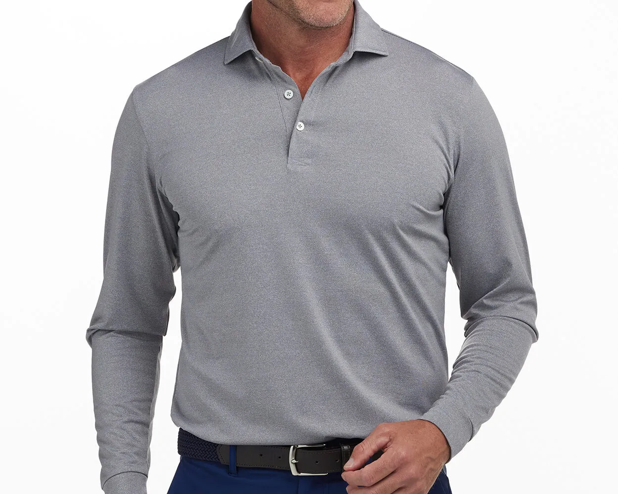 The Farrell Shirt: Heathered Gray