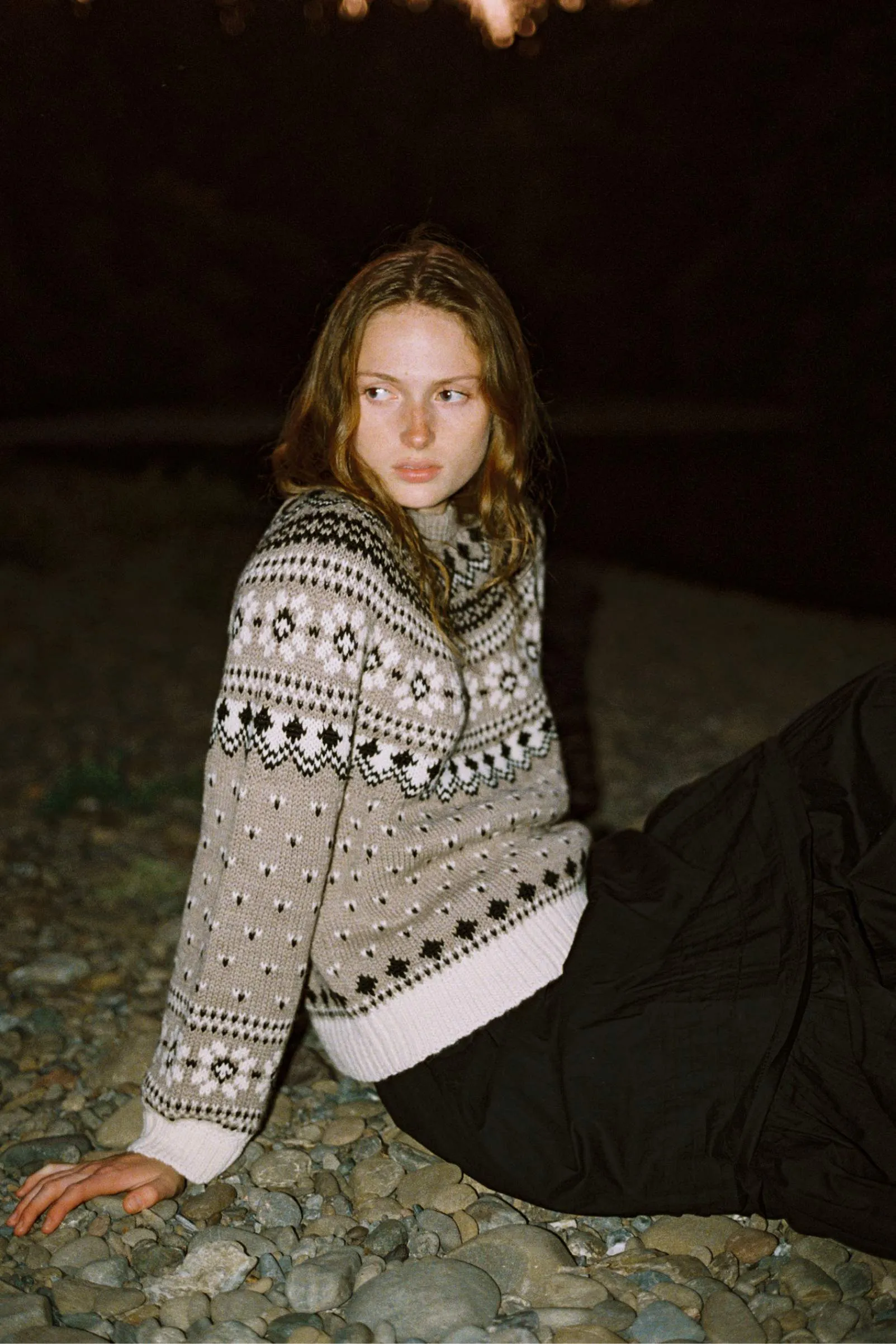 The Linnea Sweater | Fair Isle Oatmeal