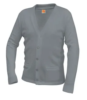 V-Neck Cardigan - Amani - Gray