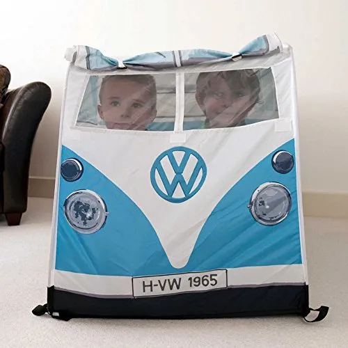 VW Campervan Children's Pop-Up Play Tent in Blue