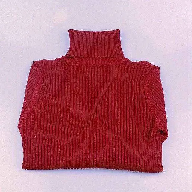 Women's Warm Thick Turtleneck Autumn Winter Sweater