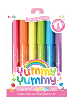 Yummy Yummy Scented Highlighters - Set of 6